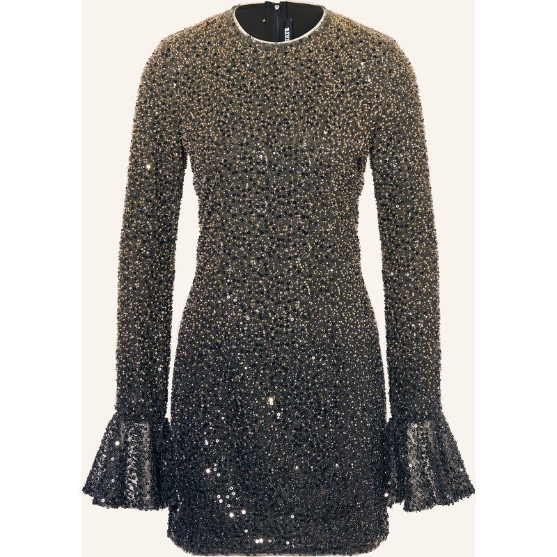 Rotate Cocktailkleid Mit Pailletten schwarz