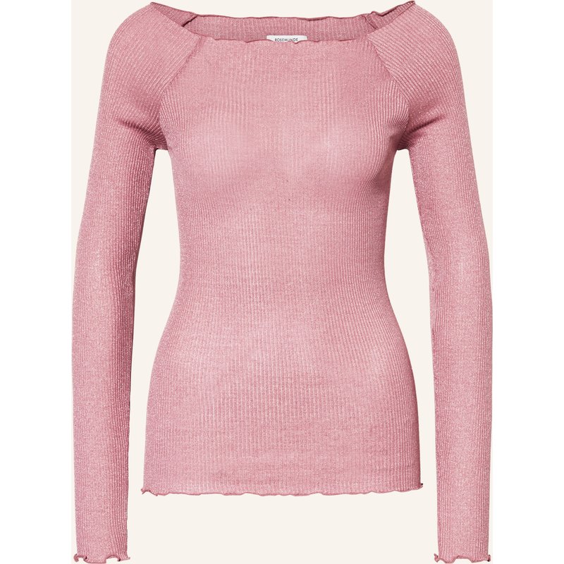 Rosemunde Longsleeve Bliss Mit Seide Und Glitzergarn rosa