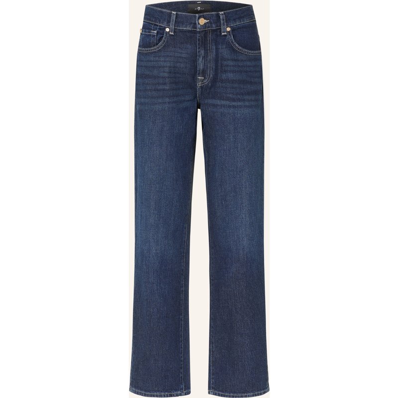 7 For All Mankind Straight Jeans Tess Trouser blau