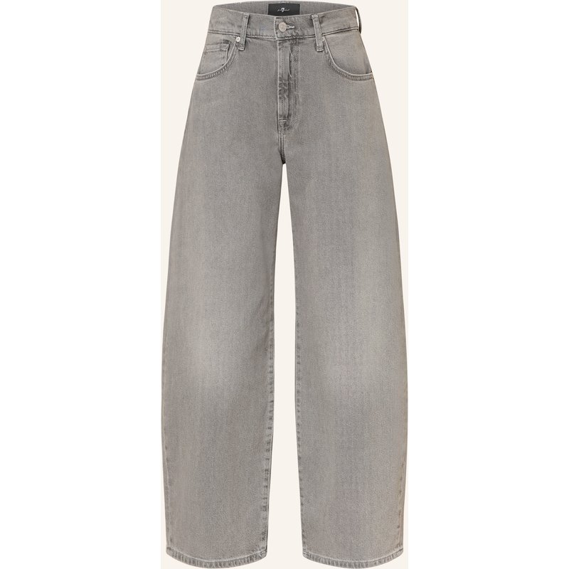 7 For All Mankind Barrel Jeans Bonnie Curvilinear grau
