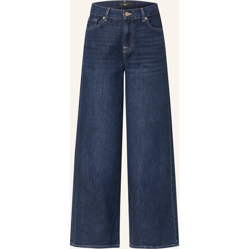 7 For All Mankind Wide Leg Jeans Marie blau