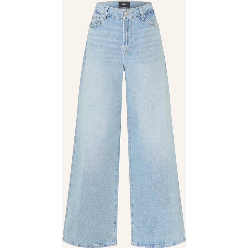 7 For All Mankind Wide Leg Jeans Marie blau