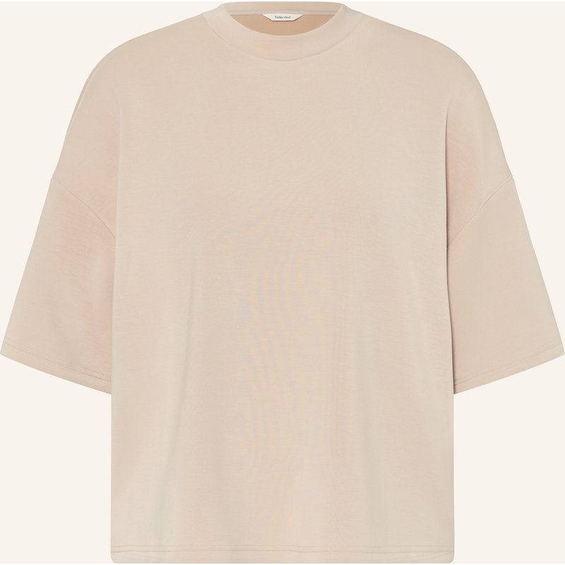 Selected Oversized-Shirt Mit 3/4-Arm beige
