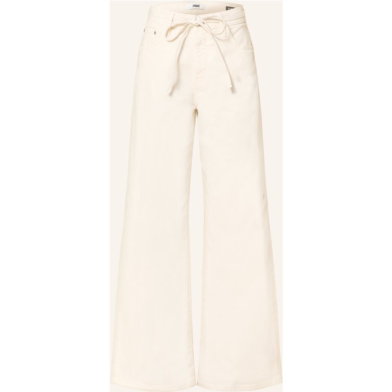 Mavi Wide Leg Jeans Malibu weiss
