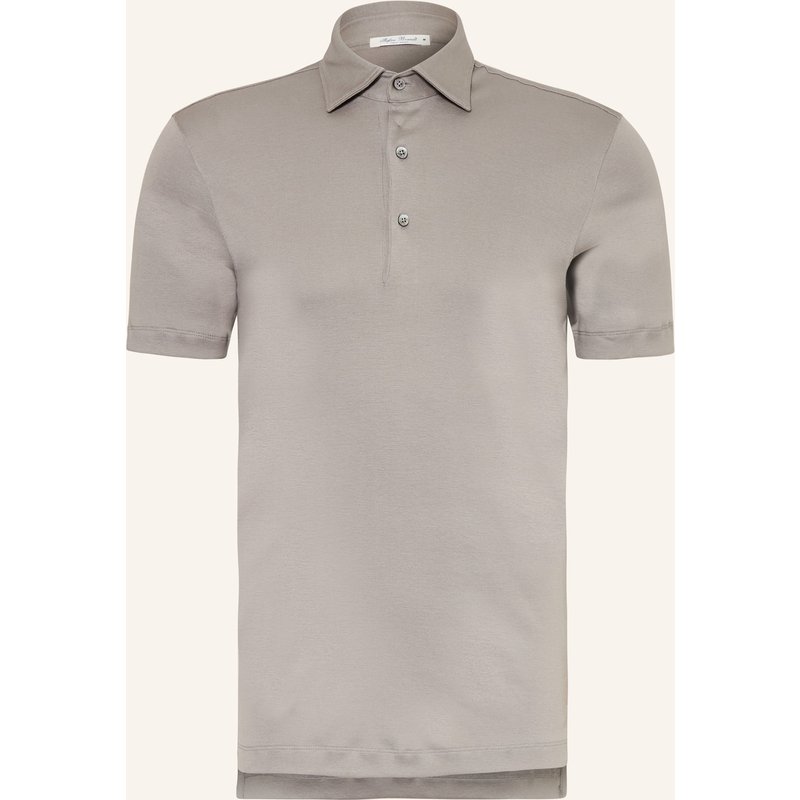 Stefan Brandt Jersey-Poloshirt Luca beige