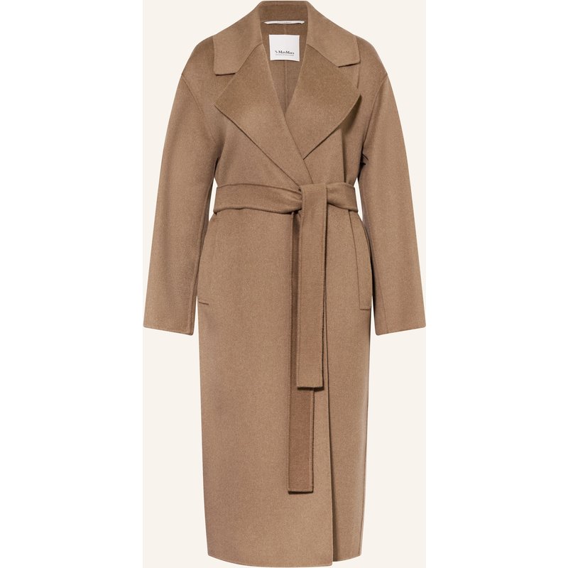S Max Mara Wollmantel Hobby braun
