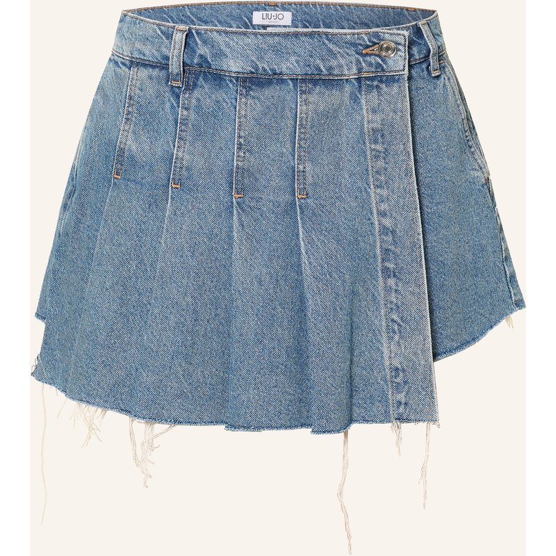 Liu Jo Skort Mit Schmucksteinen blau