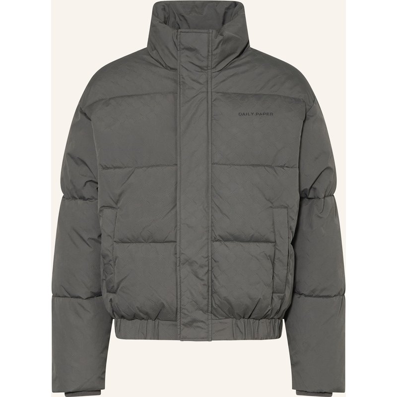 Daily Paper Steppjacke Renako Monogram grau