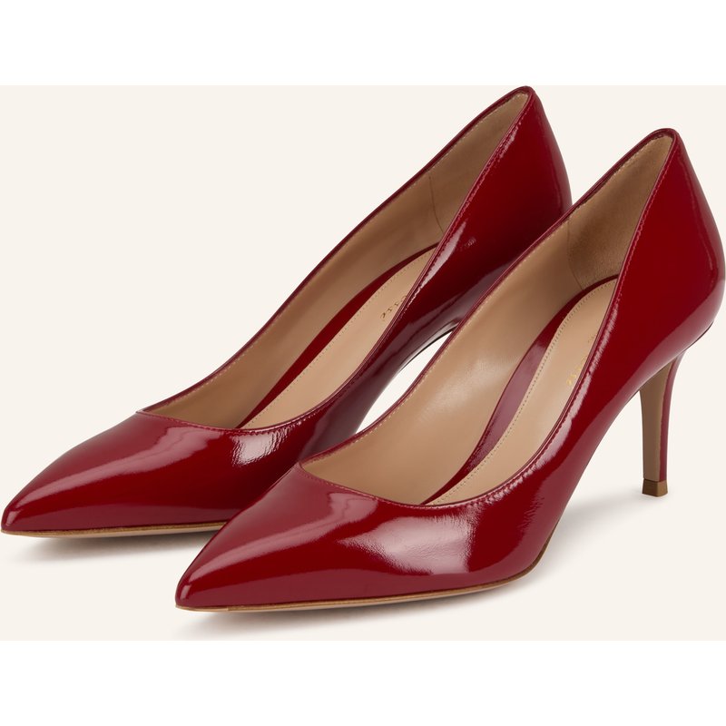 Gianvito Rossi Lack-Pumps Gianvito 70 rot