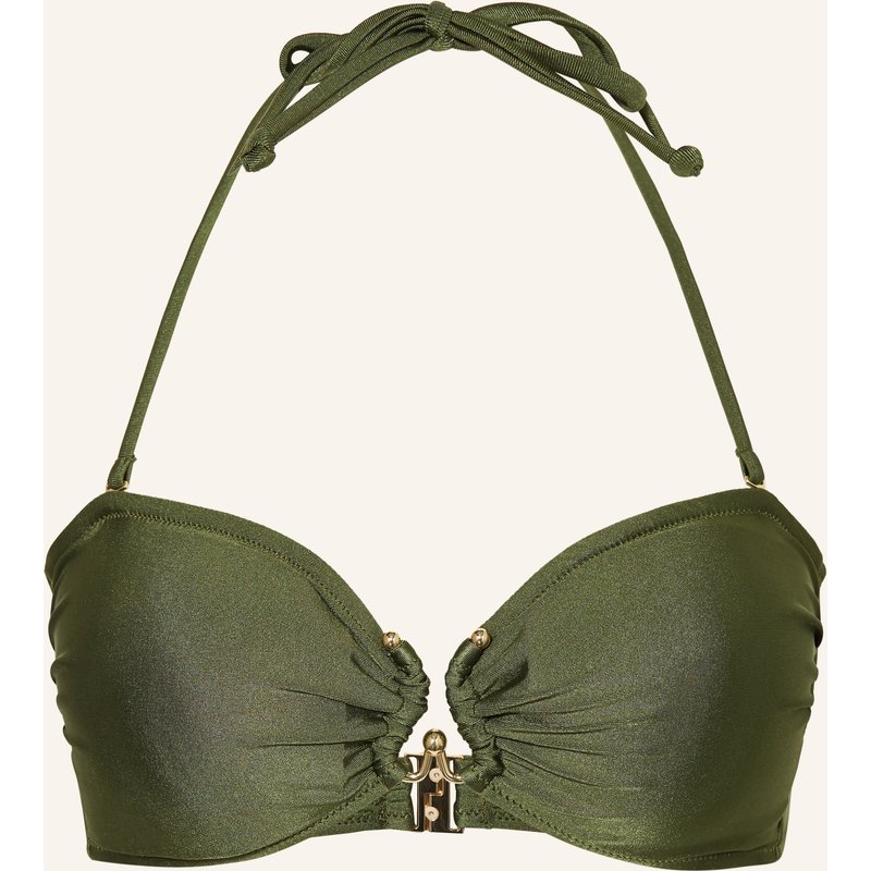 Mrs & Hugs Bandeau-Bikini-Top gruen