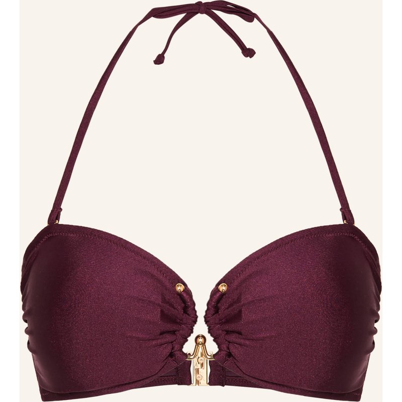 Mrs & Hugs Bandeau-Bikini-Top lila