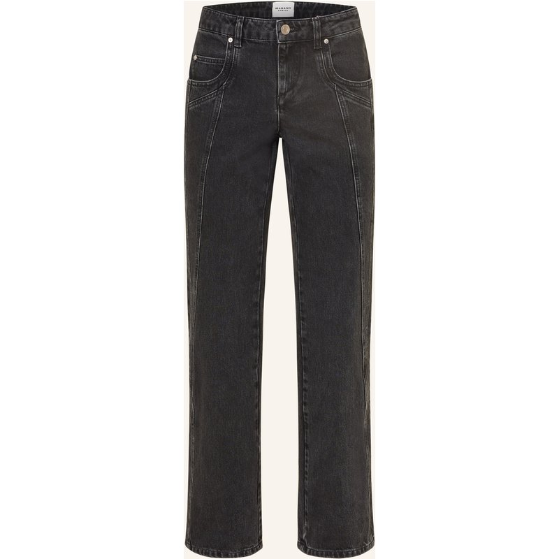 Marant Étoile Straight Jeans Jaylis schwarz