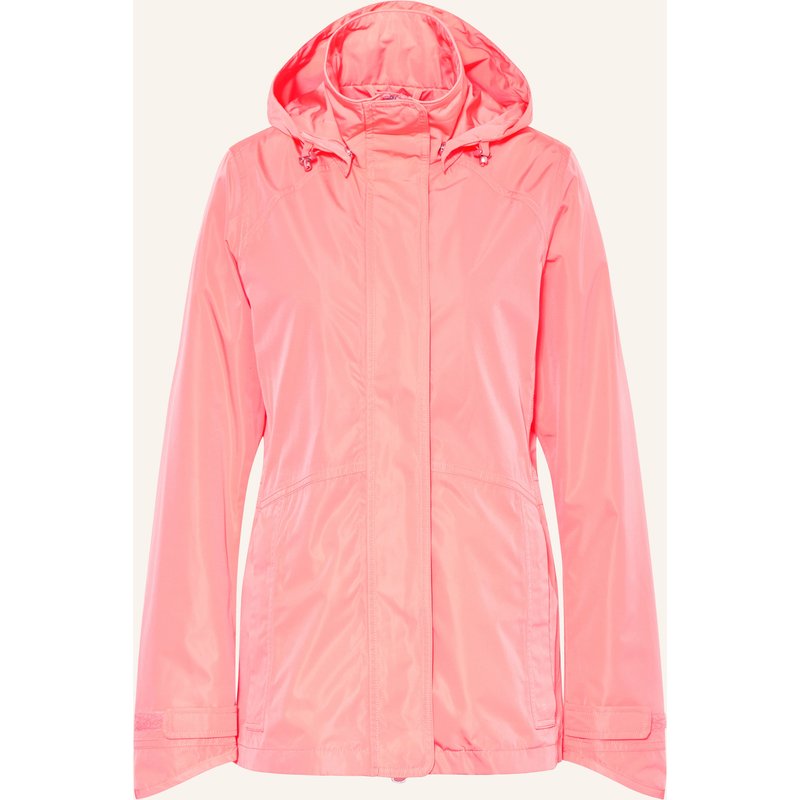 Wellensteyn Regenjacke Tirol Lady Mit Abnehmbarer Kapuze orange