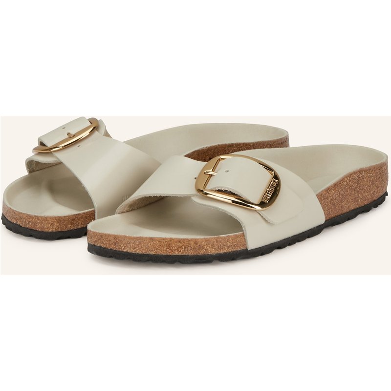 Birkenstock Pantoletten Madrid Big Buckle weiss