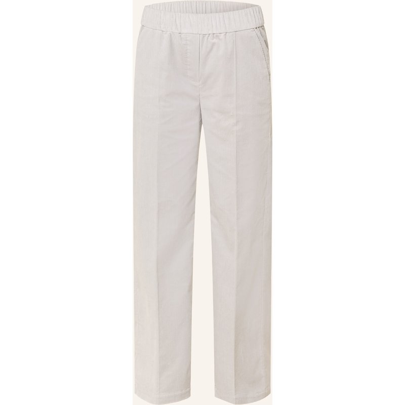 Opus Pants Cordhose Mucia grau