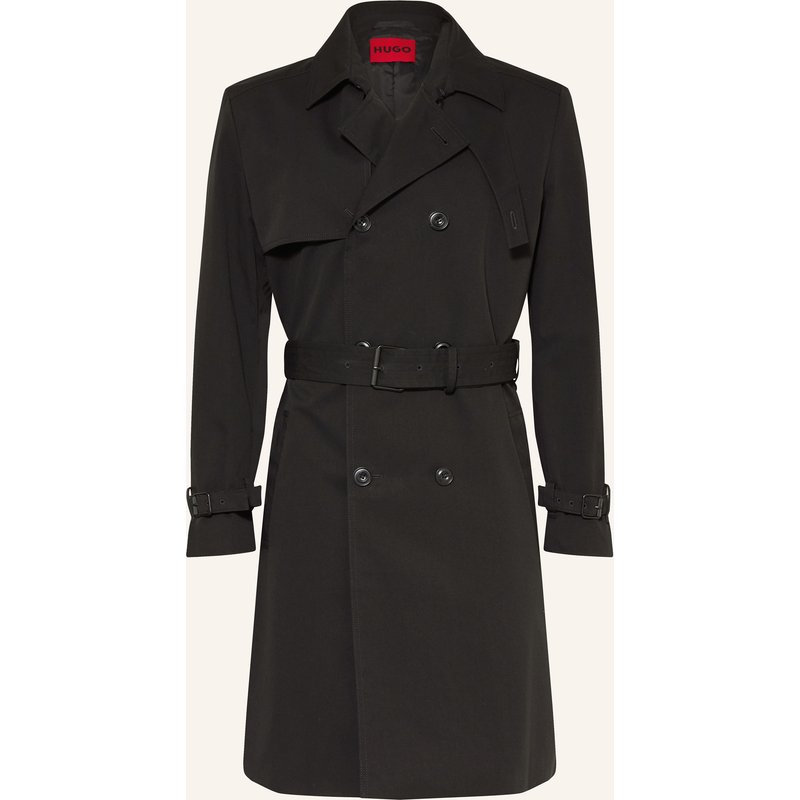 Hugo Trenchcoat Malusk schwarz