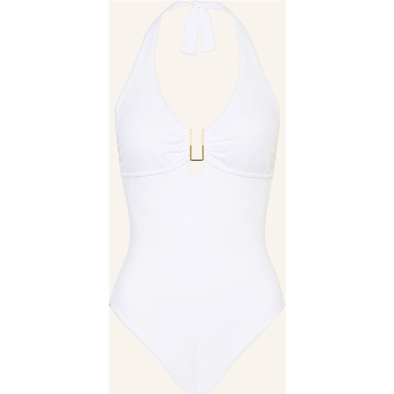 Melissa Odabash Neckholder-Badeanzug Tampa weiss