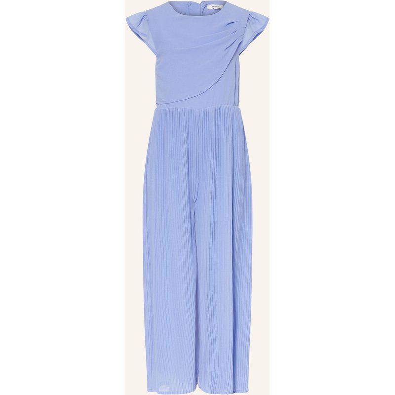 S.Oliver Red Jumpsuit Mit Plissees blau