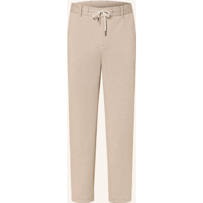 Boss Anzughose Perin Im Jogging-Stil Tapered Fit beige