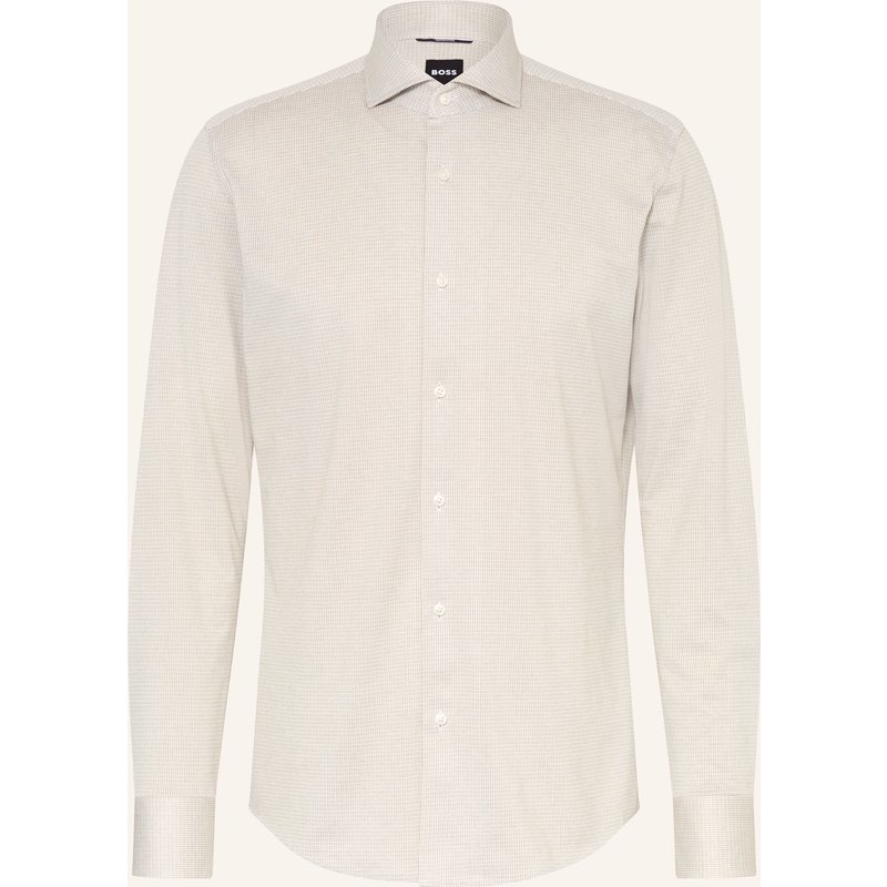Boss Jerseyhemd Hank Slim Fit beige