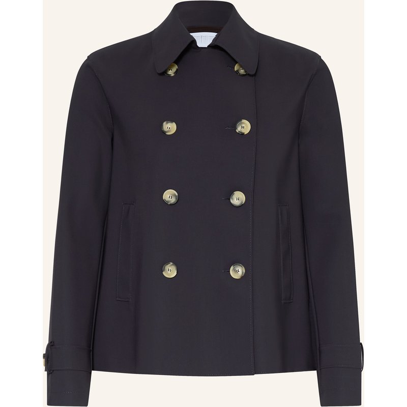 Harris Wharf London Trench-Jacke blau