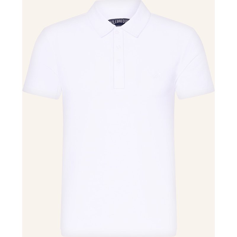 Vilebrequin Frottee-Poloshirt Phoenix aq100 weiss