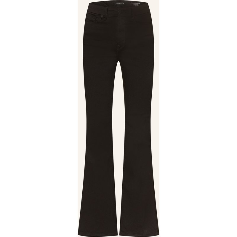 Good American Flared Jeans Never Fades Good Legs schwarz