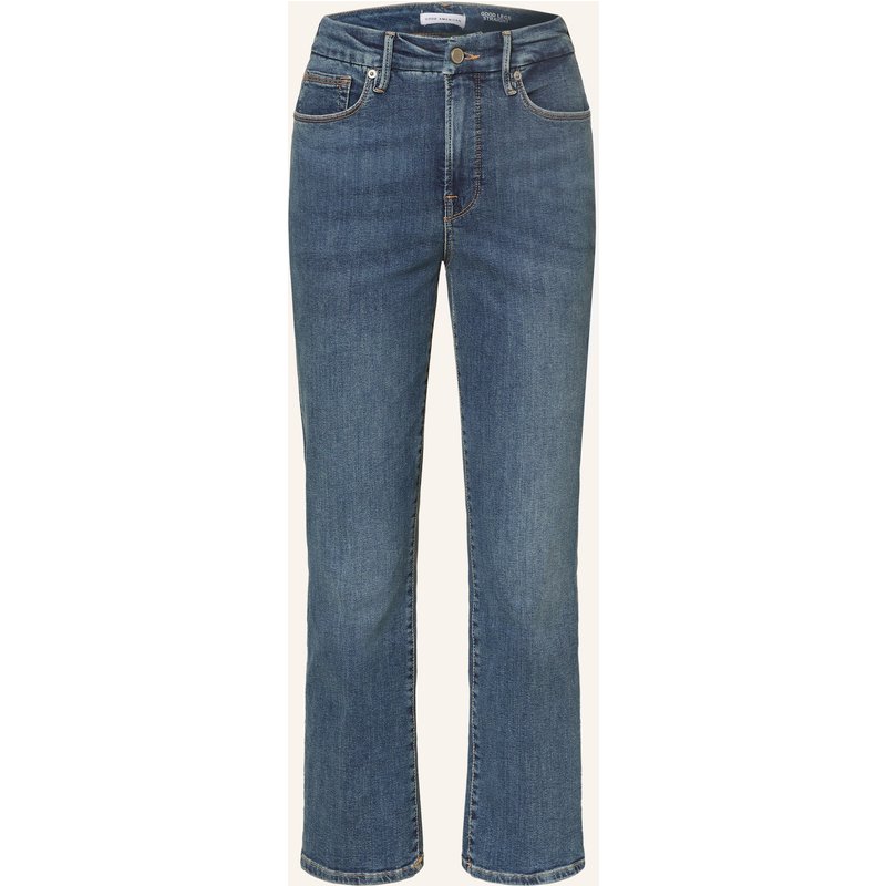 Good American Straight Jeans Good Legs blau