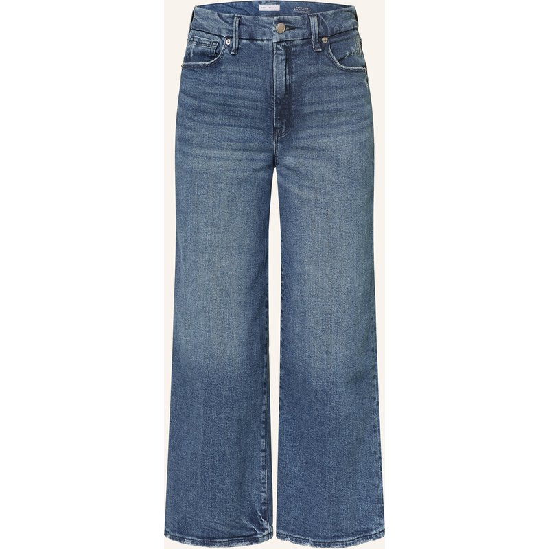 Good American Jeans-Culotte Good Waist Cropped Palazzo blau