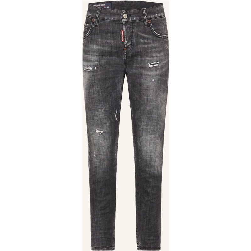 dsquared2 Cropped Jeans Teddy schwarz
