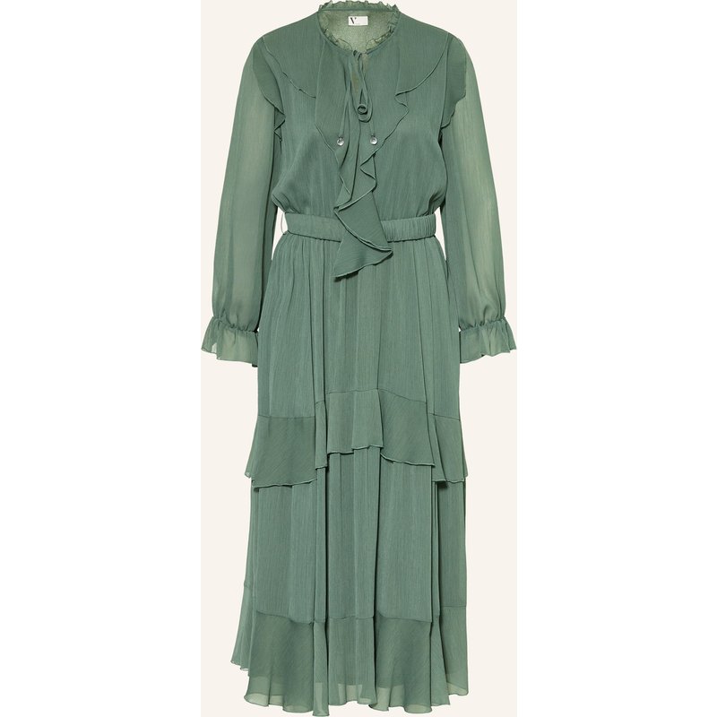 V By Vera Mont Kleid Mit Volants gruen