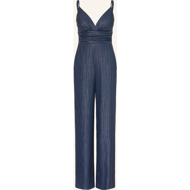 Vm Vera Mont Jumpsuit Mit Glitzergarn blau