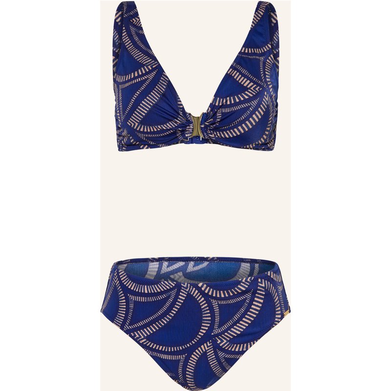 Charmline Bralette-Bikini Tribal Flow blau