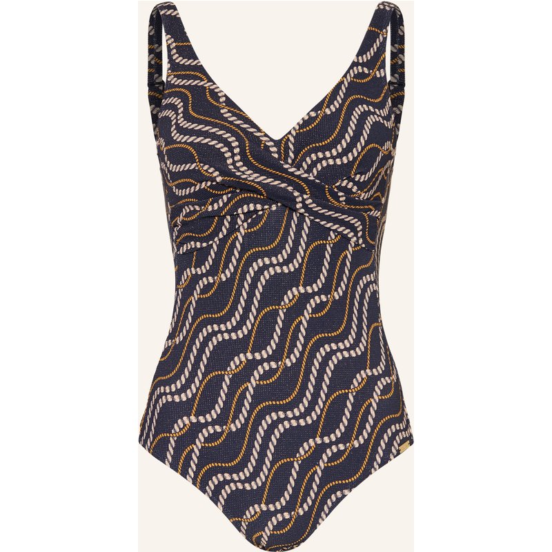 Charmline Shape-Badeanzug Marina Luxe Mit Glitzergarn blau
