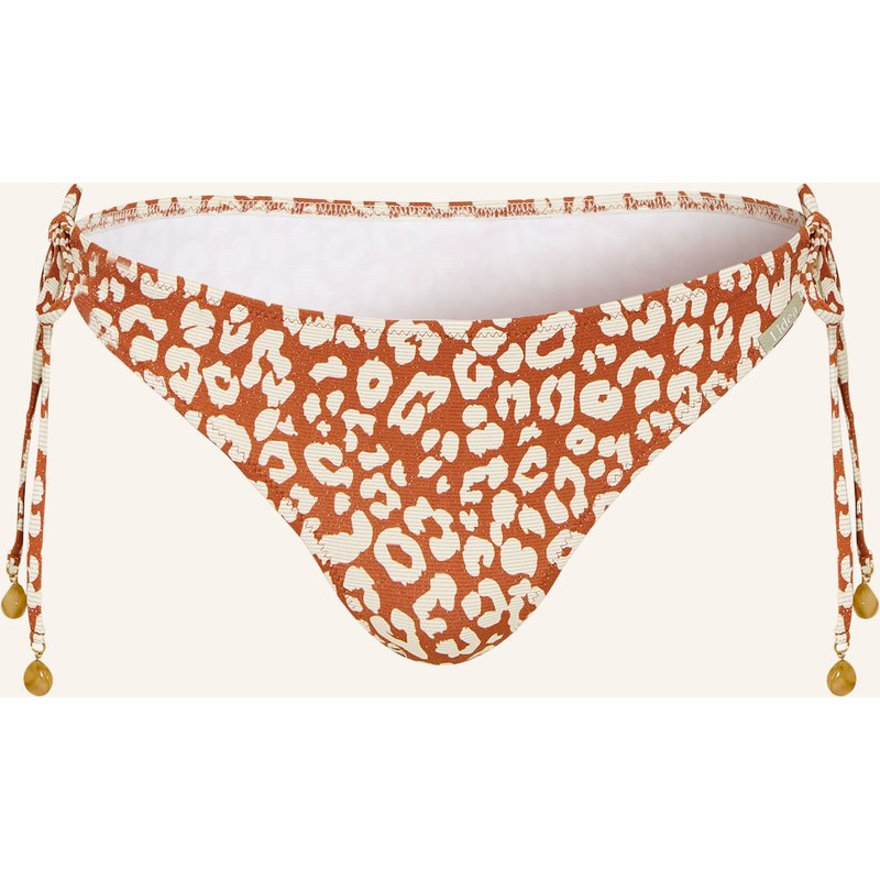 Lidea Triangel-Bikini-Slip Gilded Wild Mit Glitzergarn rot