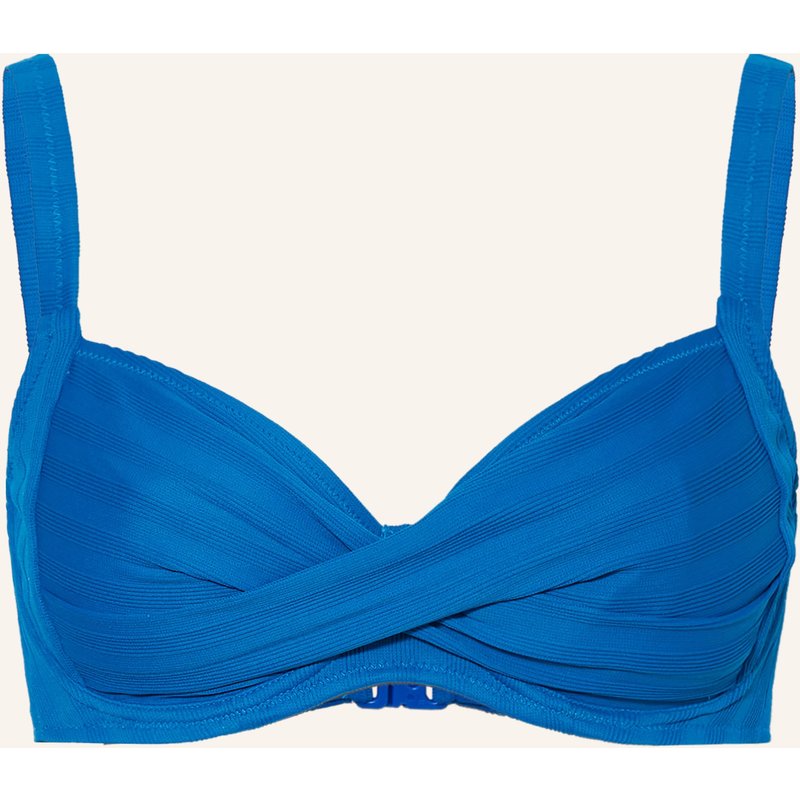 Lidea Bügel-Bikini-Top Linear Code blau