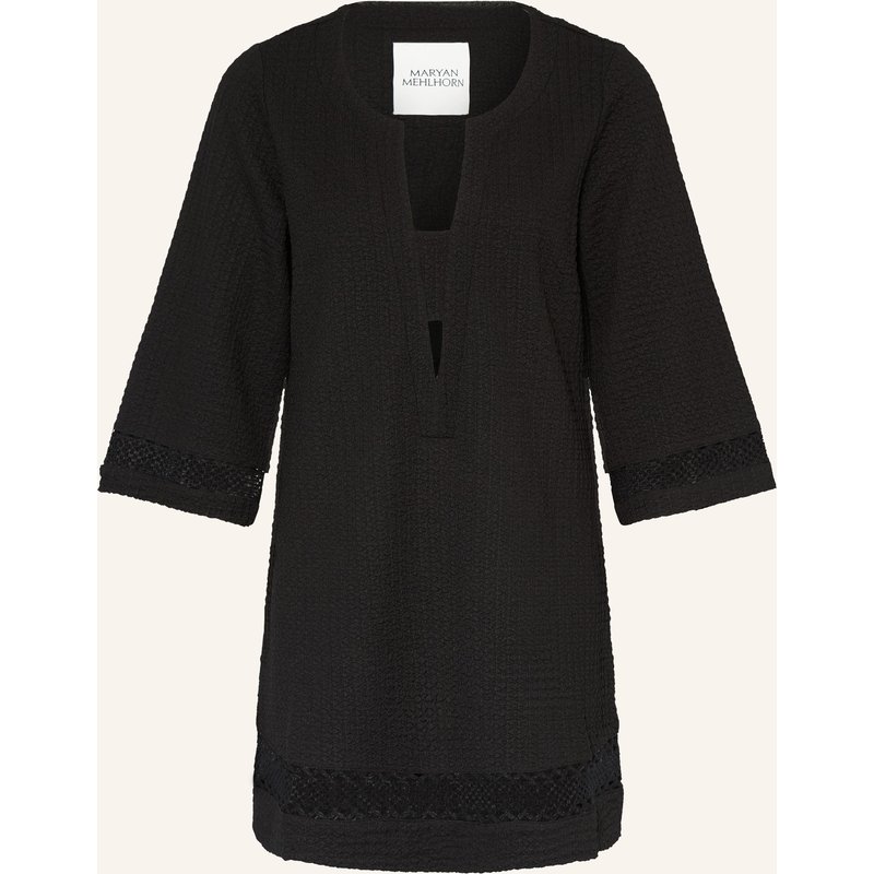 Maryan Mehlhorn Strandkleid Mit 3/4-Arm schwarz