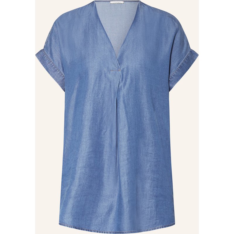 Lilienfels Blusenshirt In Jeansoptik blau