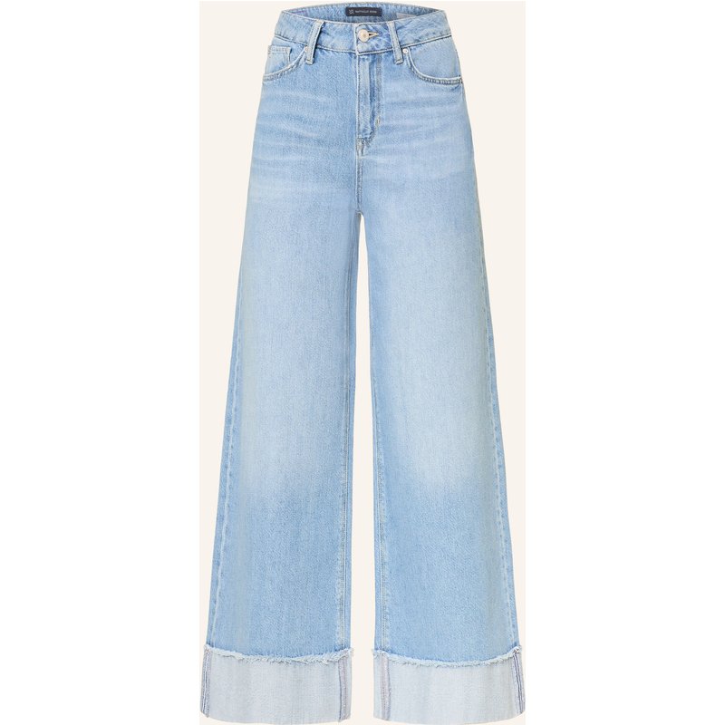 Raffaello Rossi Wide Leg Jeans Sventy blau