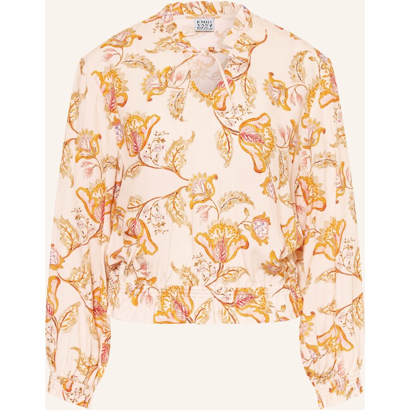 Emily Van Den Bergh Blusenshirt Mit Rüschen orange