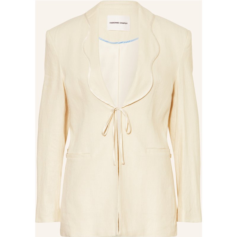 Fabienne Chapot Blazer Millor Mit Leinen weiss