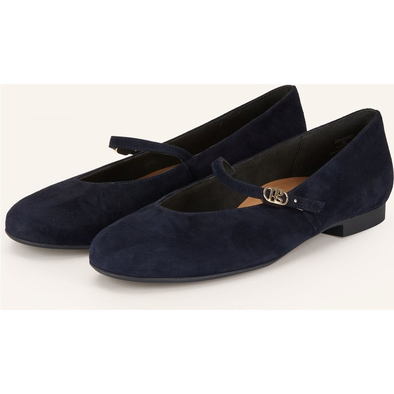 Paul Green Mary-Jane-Ballerinas blau