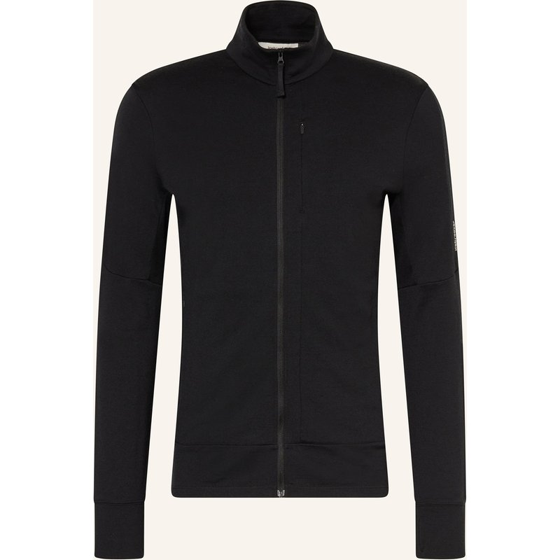 Icebreaker Midlayer-Jacke Mer 260 Quantum Iv Aus Merinowolle schwarz