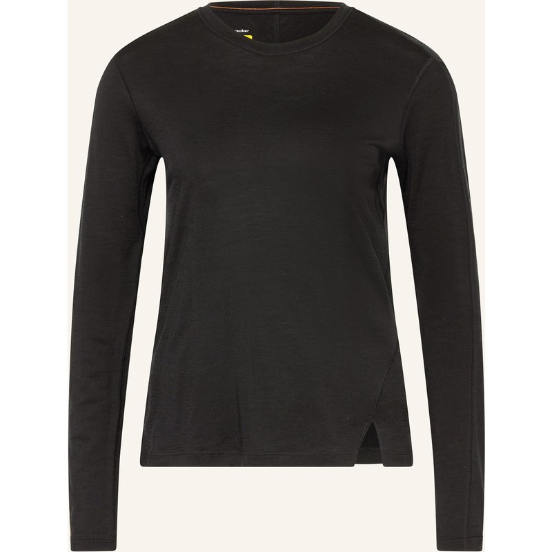 Icebreaker Funktionsshirt Merinofine™ Ace Aus Merinowolle schwarz