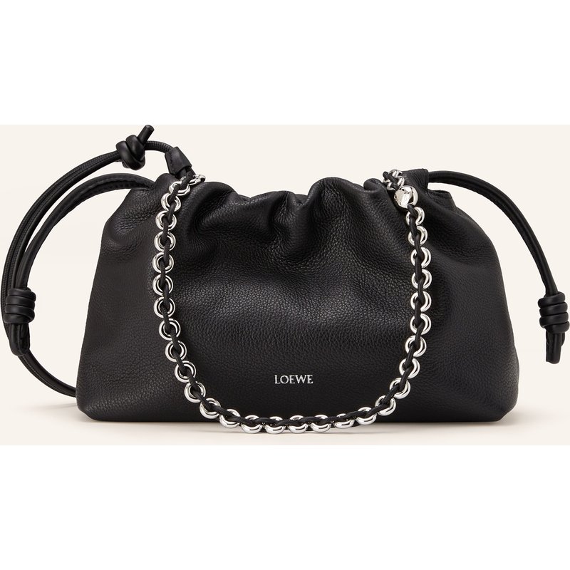 Loewe Schultertasche Flamenco schwarz