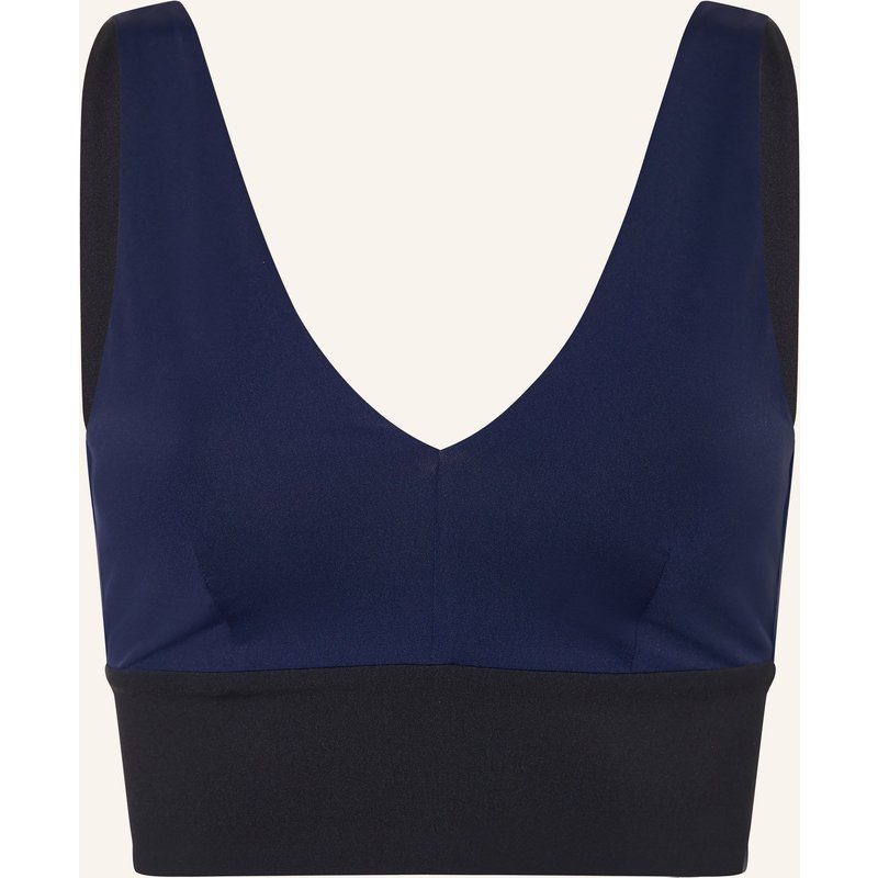Mymarini Bralette-Bikini-Top Yogatop Zum Wenden blau
