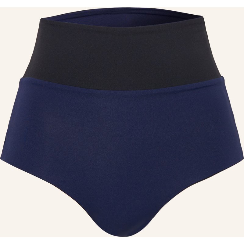 Mymarini High-Waist-Bikini-Hose Surfshorts Zum Wenden blau