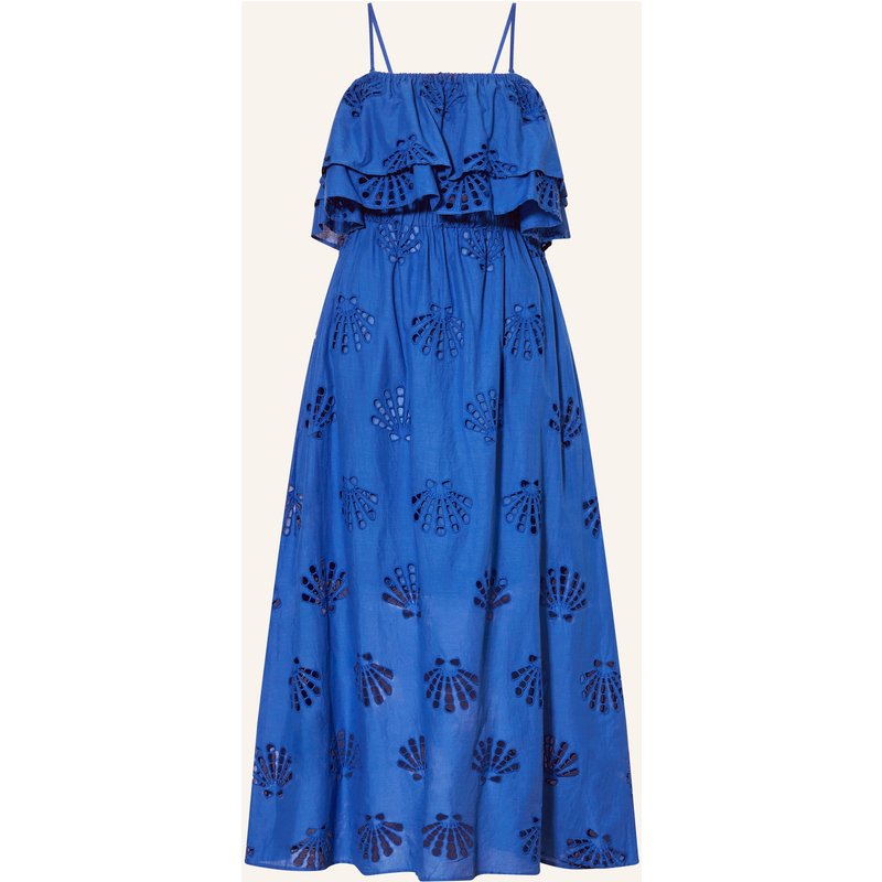 Watercult Strandkleid Dolce Lemon Aus Lochspitze blau