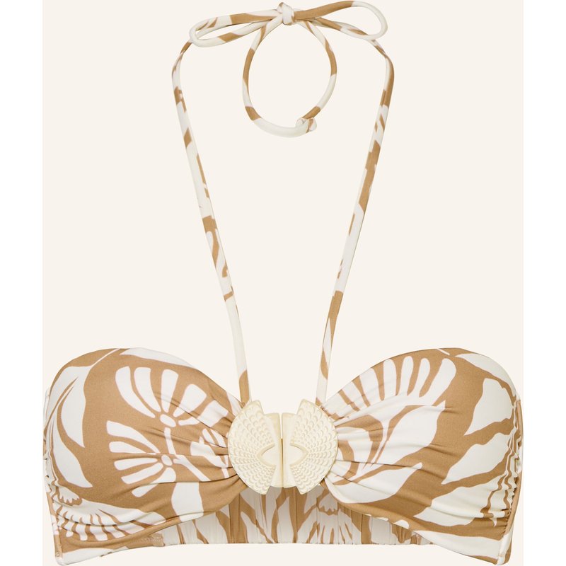 Watercult Bandeau-Bikini-Top Coastal Bohemia beige