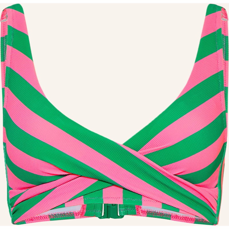 Watercult Bustier-Bikini-Top Stripe Energy rosa